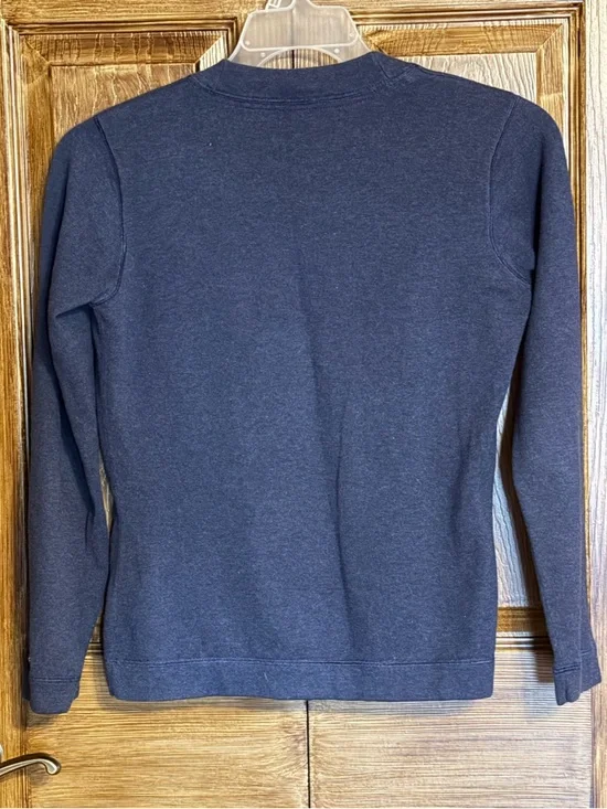 Tommy Hilfiger Dark Navy Cardigan with little hook-n-eye closers 100% COTTON - Picture 4 of 8